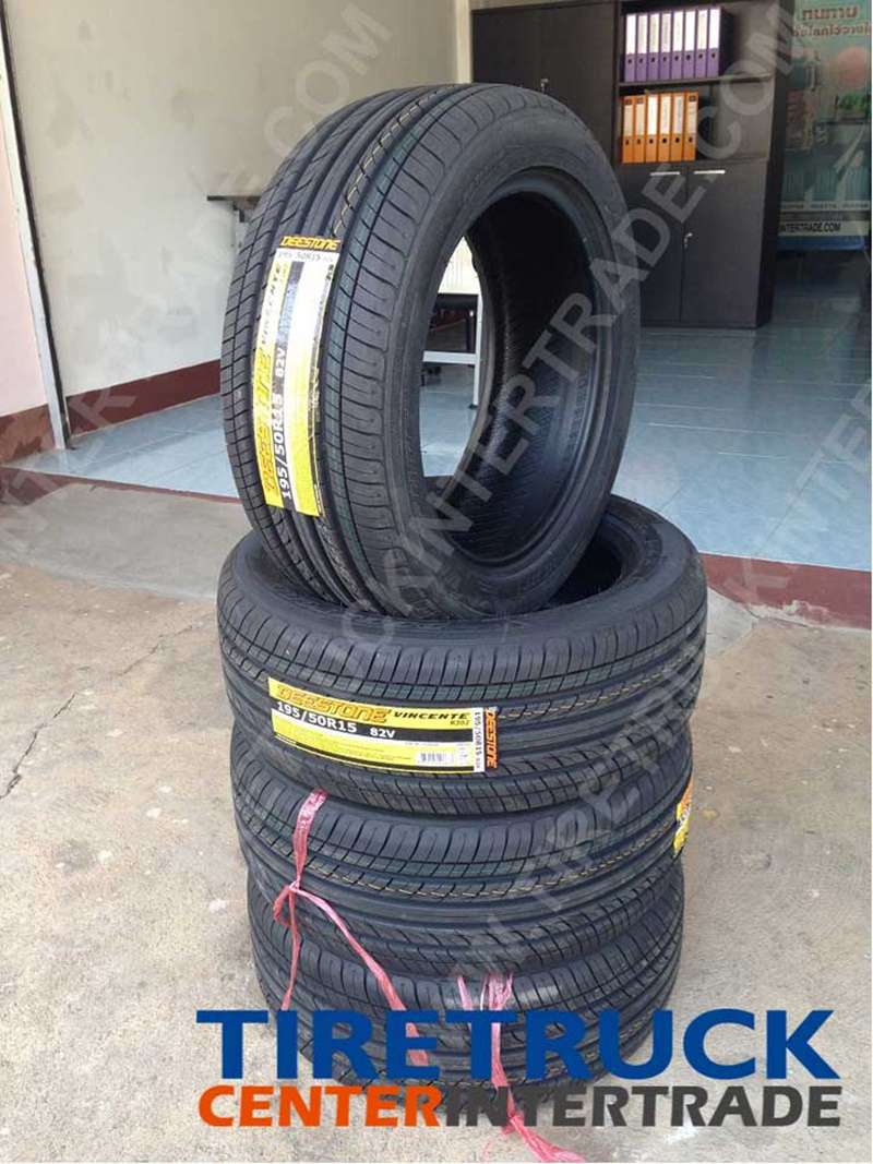 ลูกค้าลำพูนสั่งยาง 195/50R15 Deestone Vicente R302...
