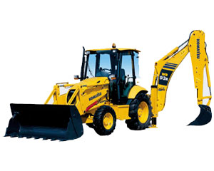 ขนาดยางรถตัก Komatsu WB93R-5 (Komatsu Backhoe Loaders - WB93R-5)