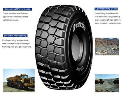 รีวิวสินค้าที่จัดส่ง ยางเรเดียลรถตักและยางรถเครน ขนาด 750/65R25 ** TL ETADT TECHKING