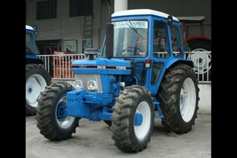 ขนาดยางรถไถ แทรคเตอร์ Ford 6610 (86hp) Agricultural Tractor