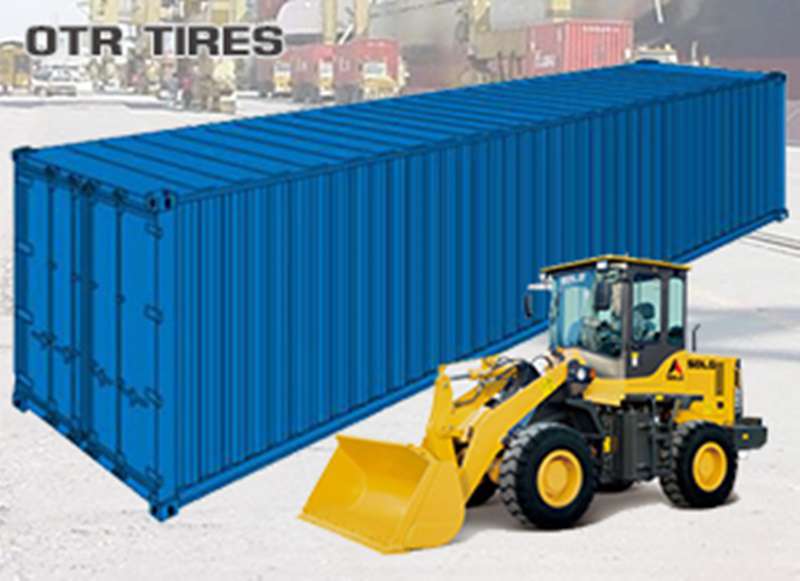 จำนวนยางรถ OTR ชนิดต่างๆ ที่สามารถบรรจุลงในตู้คอนเทนเนอร์ขนาด 40'HQ