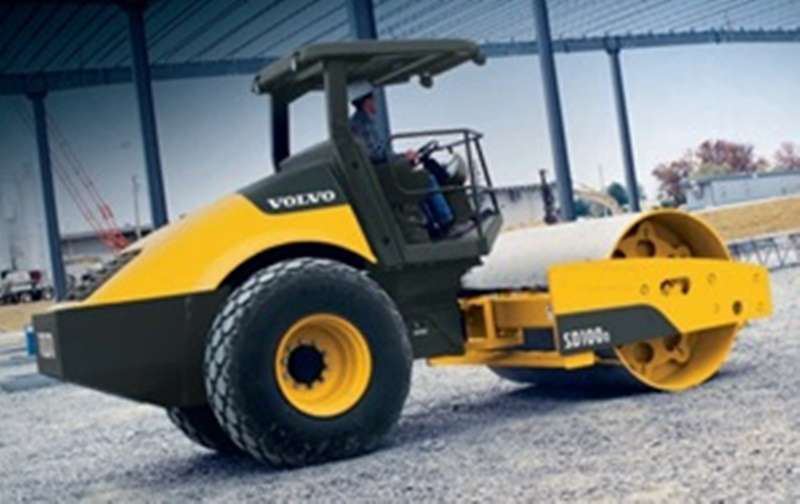 ขนาดยางรถบด VOLVO รุ่น SD100D , SD100F (Compactor Tire Size)
