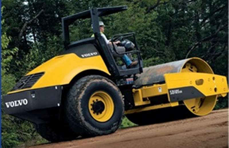 ขนาดยางรถบด VOLVO รุ่น SD105DX , SD105F (Compactor Tire Size)