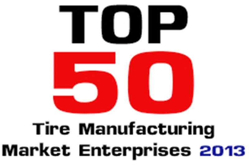 TOP 50 อันดับผู้ประกอบการด้านยางรถยนต์ ปี 2013