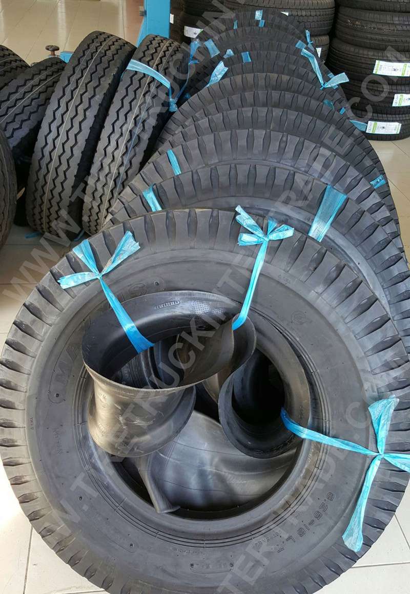 ลูกค้าสั่งยางรถบรรทุก 8.25-16 16PR T/T C846 MAXXIS...